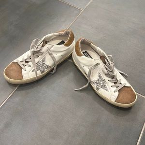 Golden Goose glitter star sneakers size 37